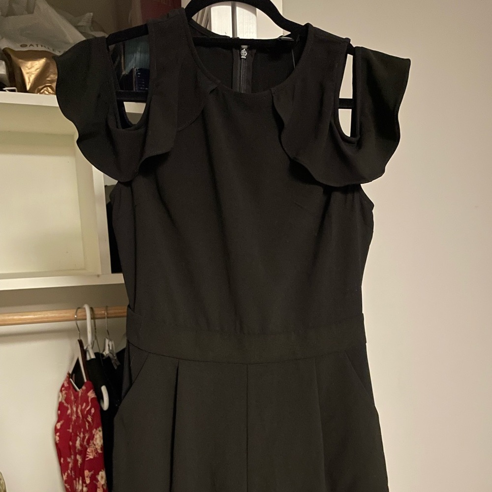 Black Aqua Romper